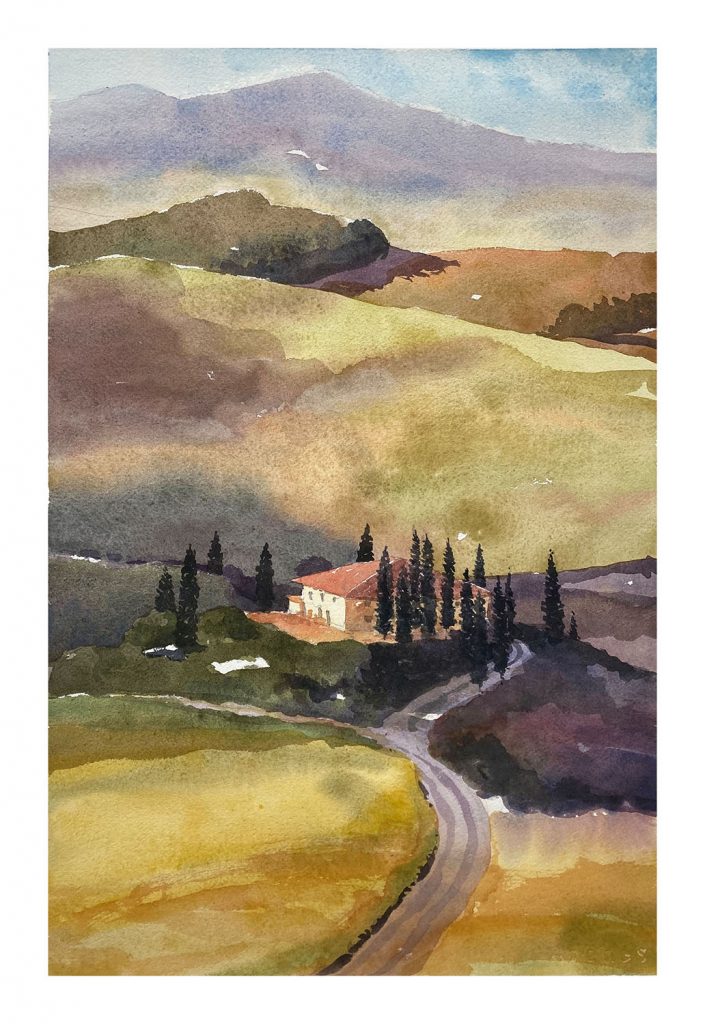 Tuscan Landscape – Blackman Illustrator